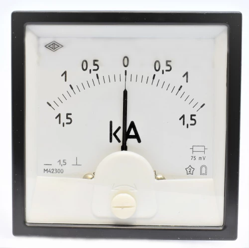 М42300 кА 1-0-1 100мВ 1,5 В ОО 80х80мм Килоамперметр постоянного тока  УТ000010161