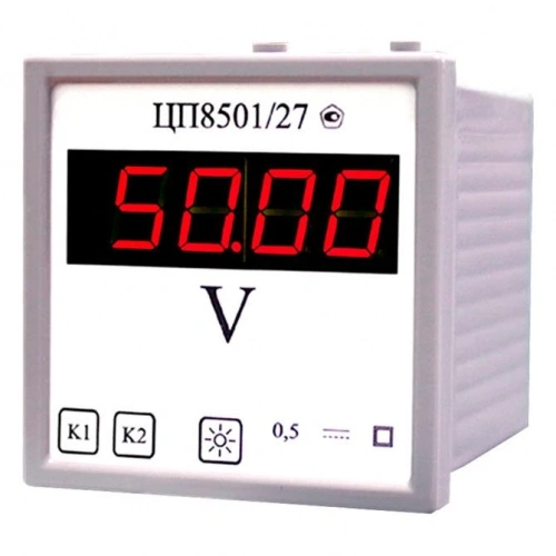ЦП8501/3, 96×96мм, вход.сигнал 0-5мА, шкала 0-20А, цвет индикатора - красный УТ000017617