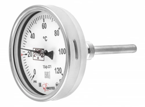 ТБф-221 (0…160)С° d.160 кт.1,5 IP54 ОШх8 G1/2 ГН G1/2 L100(84)х12 УТ000017546